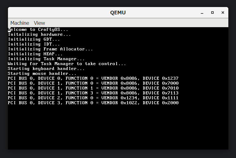 PCI enumeration